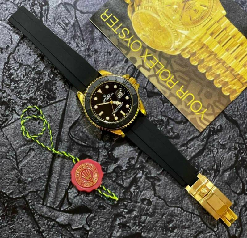 Role_x Oyster perpetual Yach Master Battery Gold