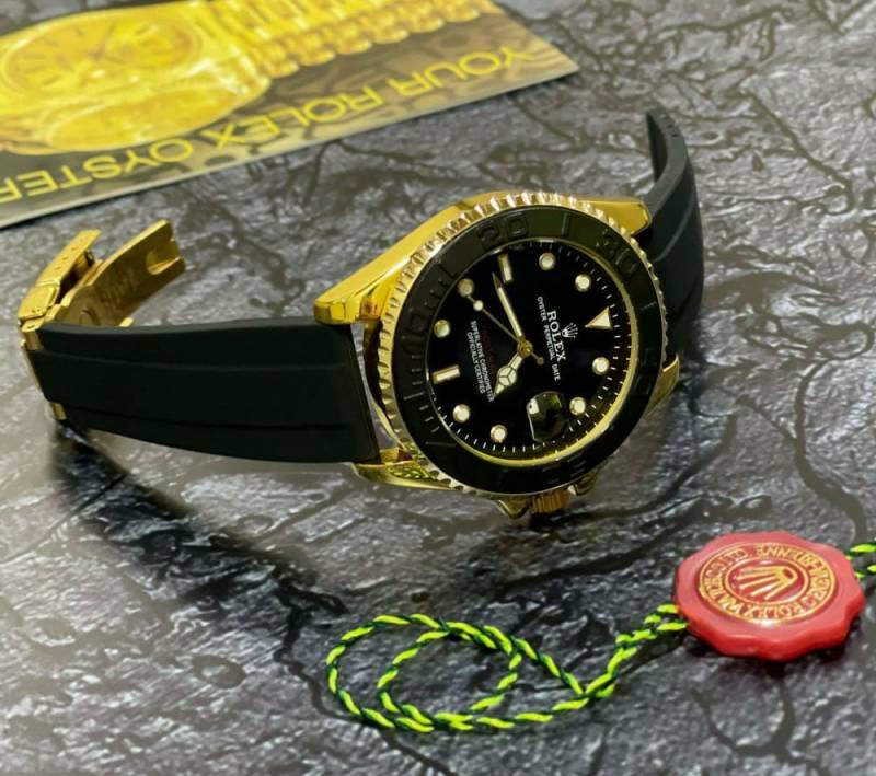 Role_x Oyster perpetual Yach Master Battery Gold