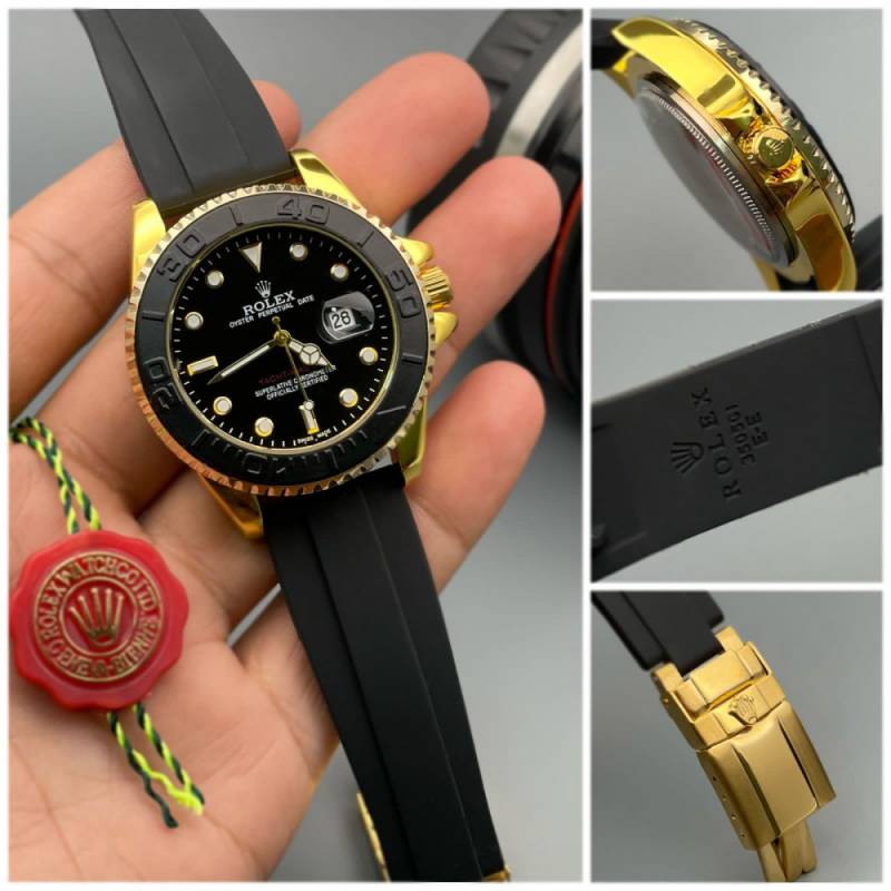 Role_x Oyster perpetual Yach Master Battery Gold