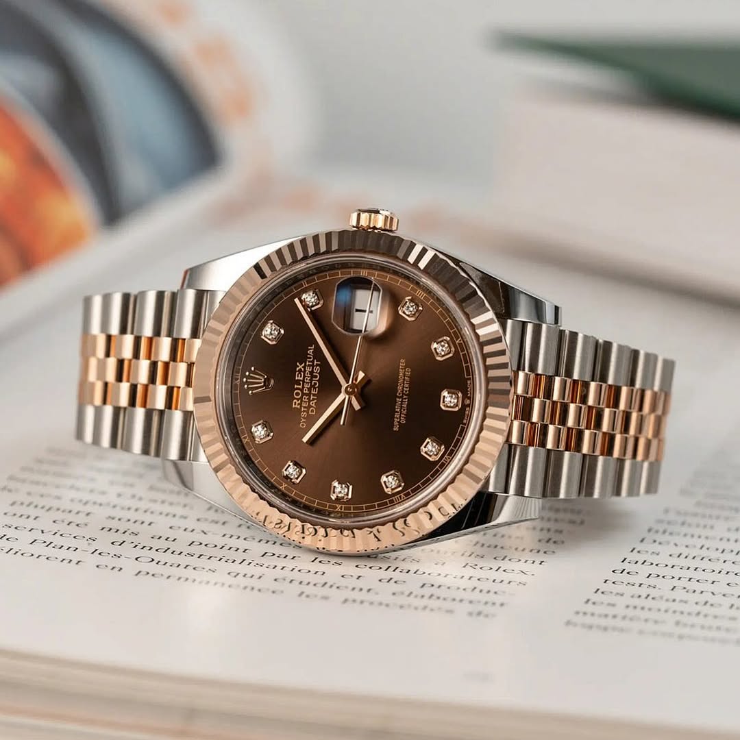 Role_x Oyster Perpetual Date Just Diamond Working Like Automatic